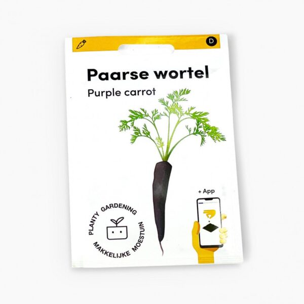 Paarse wortel Makkelijke Moestuin