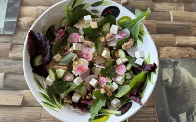 Frisse zomer salade met chioggia bietjes en feta