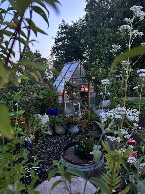 Greenhouse van franse druivenkas 100 jaar oud