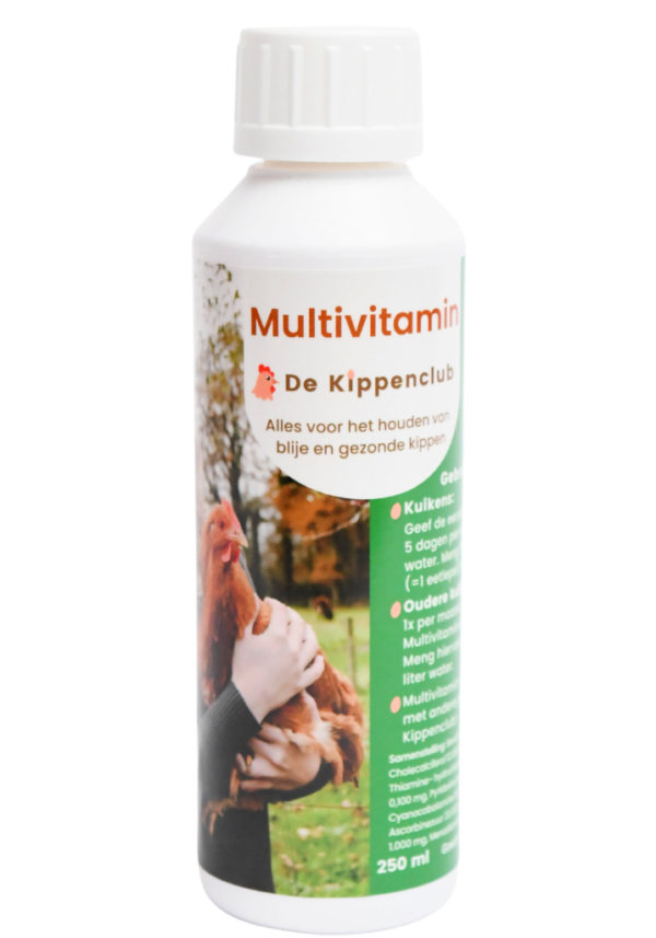 Multivitamine voor kippen – Multivitamin De Kippenclub