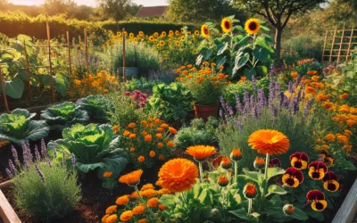 Nuttige Bloemen in de Moestuin: Meer dan Alleen Mooi!