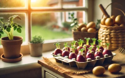 Vroege aardappels voorkiemen in de vensterbank: Zo doe je dat!